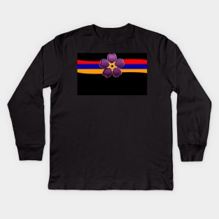 Armenian Genocide Centennial Emblem Kids Long Sleeve T-Shirt